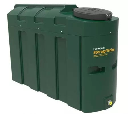 1,000 Litre Harlequin HQI Slimline Bunded Oil Tank