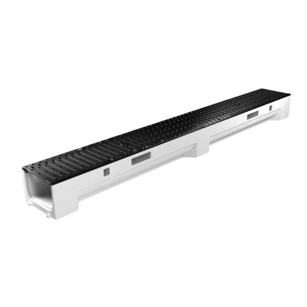100mm SELF Pro SMC Channel Drain c/w B125 Ductile Iron Grating