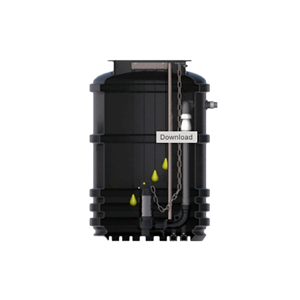 1200 Litre Twin Sewage Pump Station