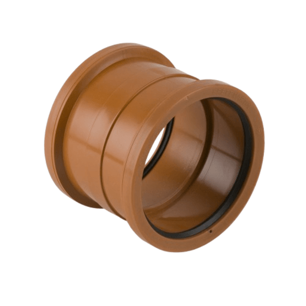 Brett Martin 160mm Double Socket PVC (BS) Coupler Cotterill Civils
