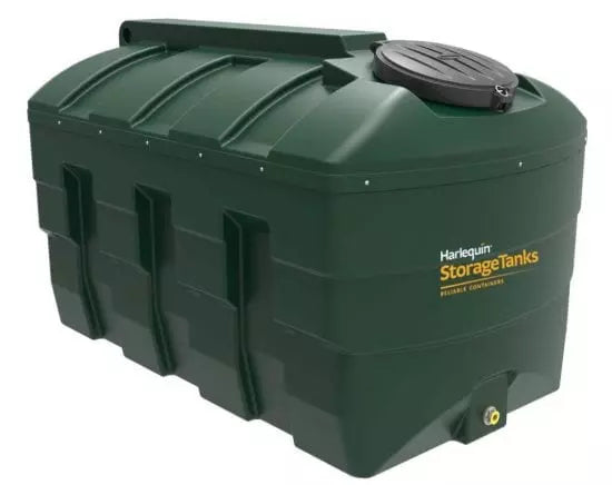 2,500 Litre Harlequin HQI Horizontal Bunded Oil Tank