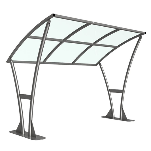 Newton Bicycle Shelter Extension Bay (PETG roof)