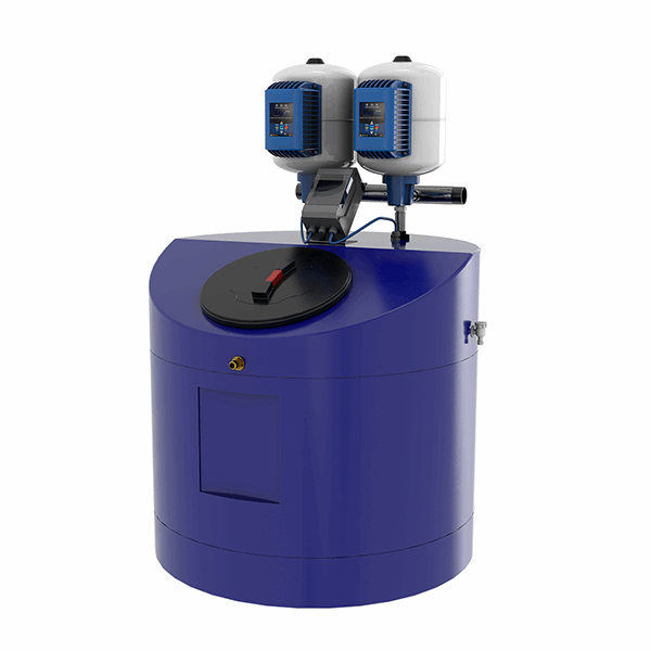 Aquamaxx Compact Twin Booster Set with 1000-litre capacity for efficient water pressure boosting, featuring twin pumps & compact design for reliable performance in commercial & residential applications.