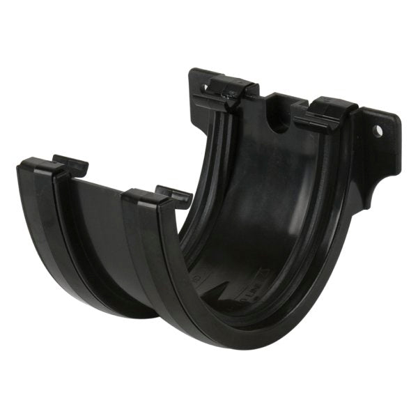 Brett Martin Deepstyle 115mm uPVC Gutter Union Bracket Black