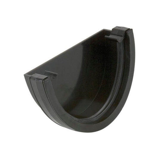 Brett Martin Deepstyle 115mm uPVC Gutter External Stopend Black
