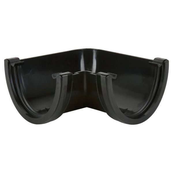 Brett Martin Deepstyle 115mm uPVC 90° Gutter Angle Black