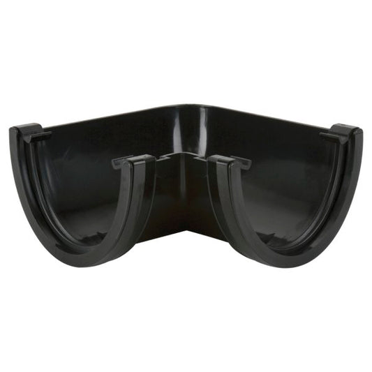 Brett Martin Deepstyle 115mm uPVC 90° Gutter Angle Black