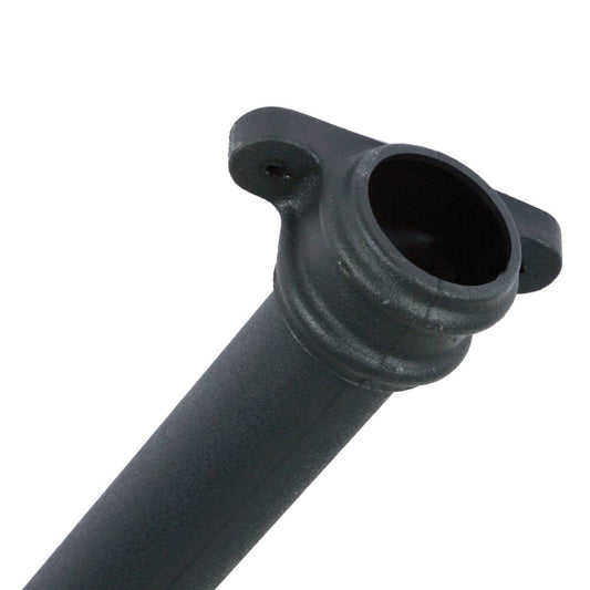 Brett Martin Cascade Cast Iron Style 68mm Socketed Round Downpipe with Lugs - 1.8m