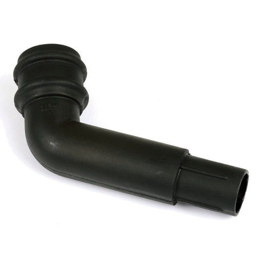 Cascade Cast Iron Style 68mm Round Downpipe Spigot Bend - 112½°