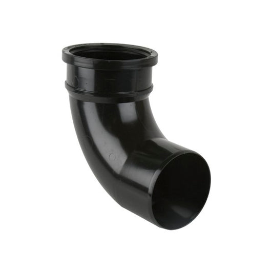 92½° Single Socket uPVC 110mm Downpipe Bend