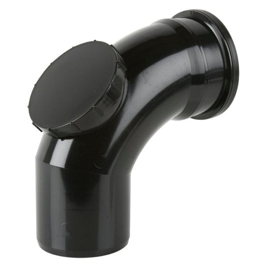 Brett Martin 92½° Single Socket uPVC 110mm Downpipe Access Bend