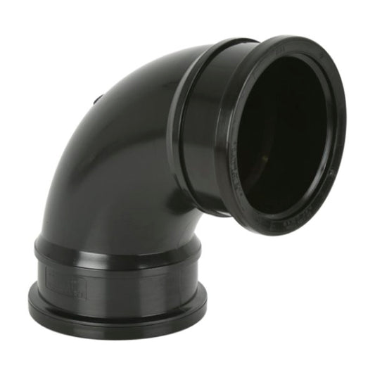 Brett Martin 92½° Double Socket uPVC 110mm Downpipe Bend