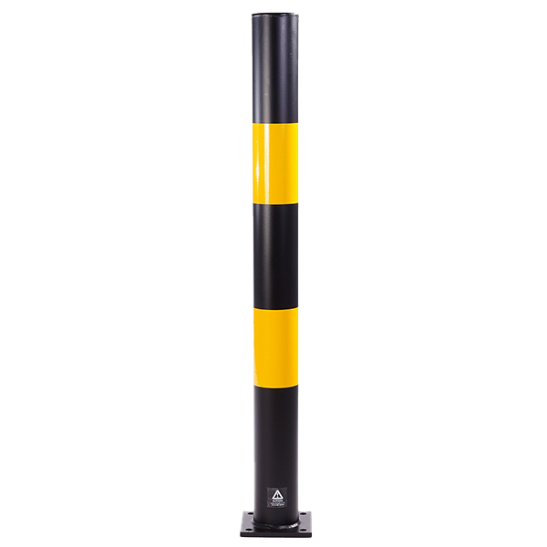 Black and Yellow Bollard (Concrete)