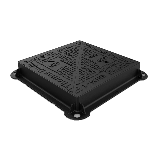 D400 Ductile Iron Manhole Cover - 600mm x 600mm (100mm Deep)
