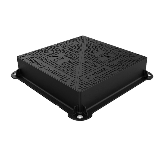 D400 Ductile Iron Manhole Cover - 675mm x 675mm (150mm Deep)