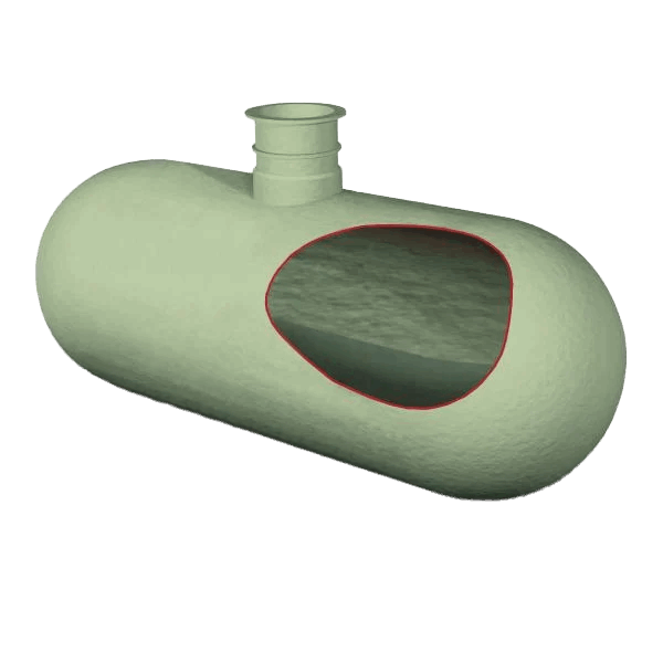 Klargester 2,800 Litre Shallow Dig Cesspool