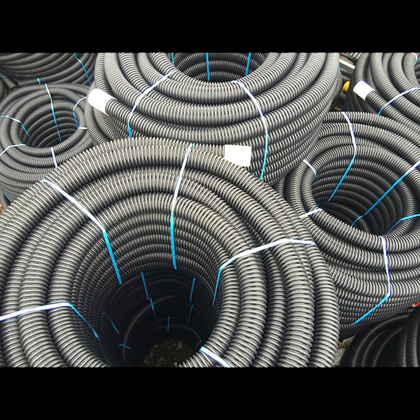 Unperforated Land Drainage Coil: 100mm x 100m