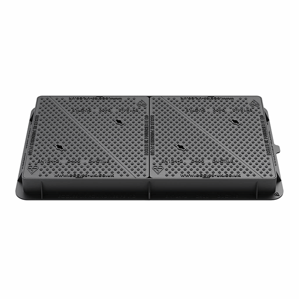MaxiGrip D400 Ductile Iron Manhole Cover - 1220mm x 675mm (150mm Deep)