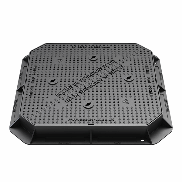 MaxiGrip D400 Ductile Iron Manhole Cover - 900mm x 900mm (100mm Deep)