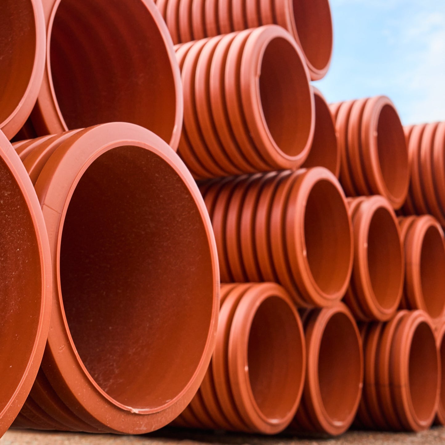 225mm x 3m Adoptable Metro Sewer Pipe P/E