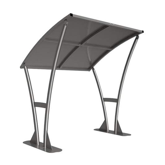 Newton Bicycle Shelter (Galvanised roof) 2m