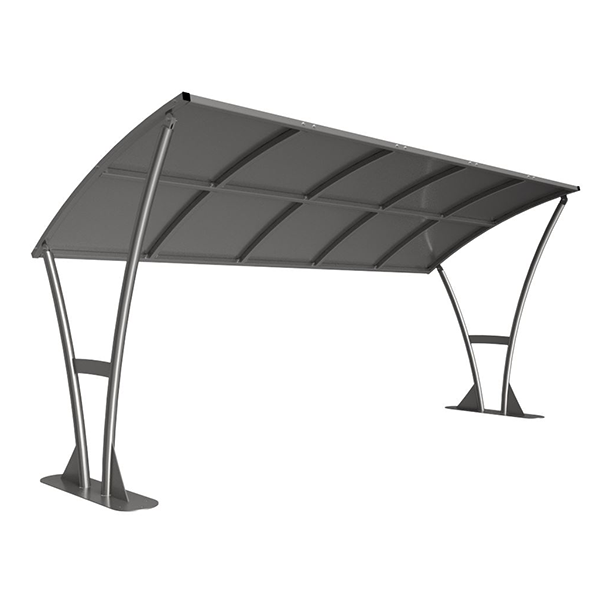 Newton Bicycle Shelter (Galvanised roof) 5m