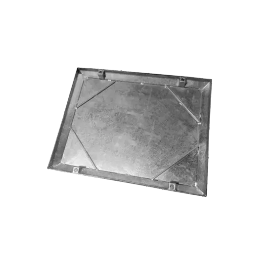 Steel Recessed Manhole Cover – 600mm x 600mm (Double Seal, 58mm Depth)