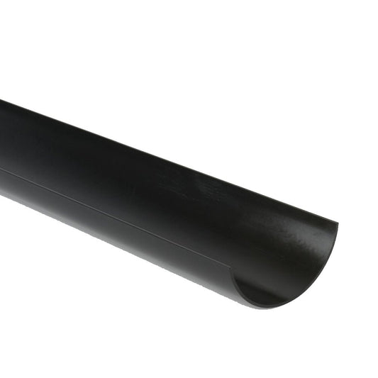 Brett Martin Roundstyle 112mm uPVC Domestic Gutter Black