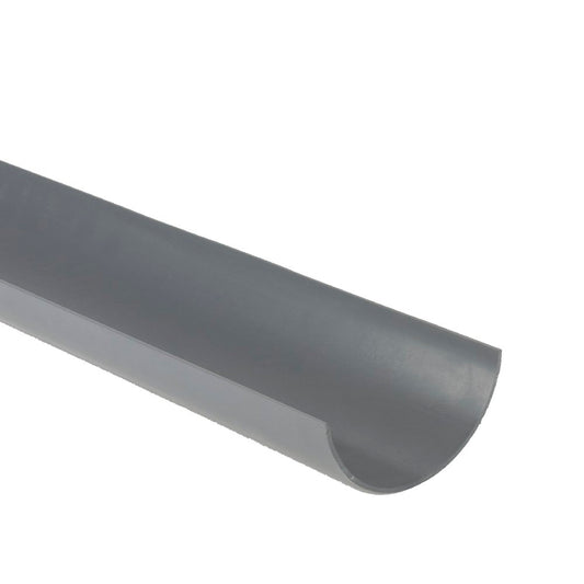 Brett Martin Roundstyle 112mm uPVC Domestic Gutter Grey
