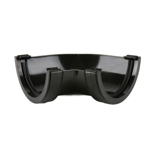 Brett Martin Roundstyle 112mm uPVC Gutter Angle 120° Black