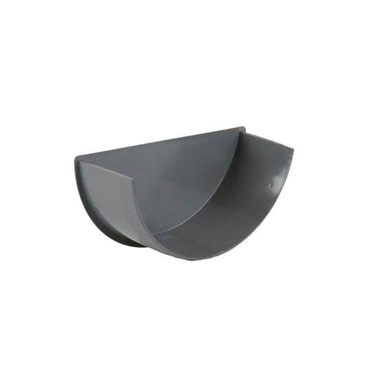 Brett Martin Roundstyle 112mm uPVC Gutter Internal Stopend Grey