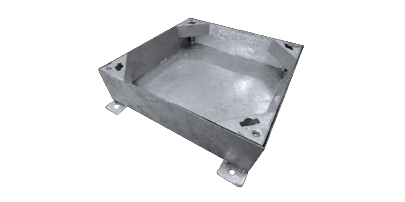 Steel Recessed Manhole Cover 300mm x 300mm (100mm depth)