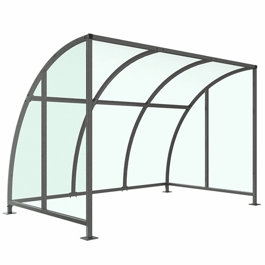 Stratford Bicycle Shelter (PETG roof) 3m
