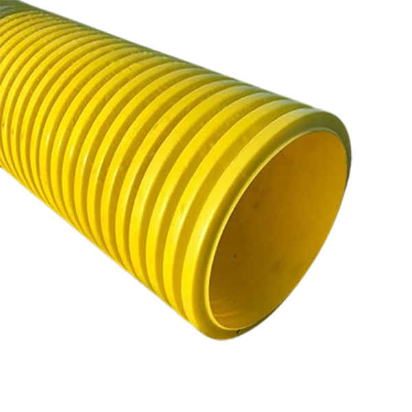 Twinwall Ducting (Yellow/Gas) - 225/266mm x 6m