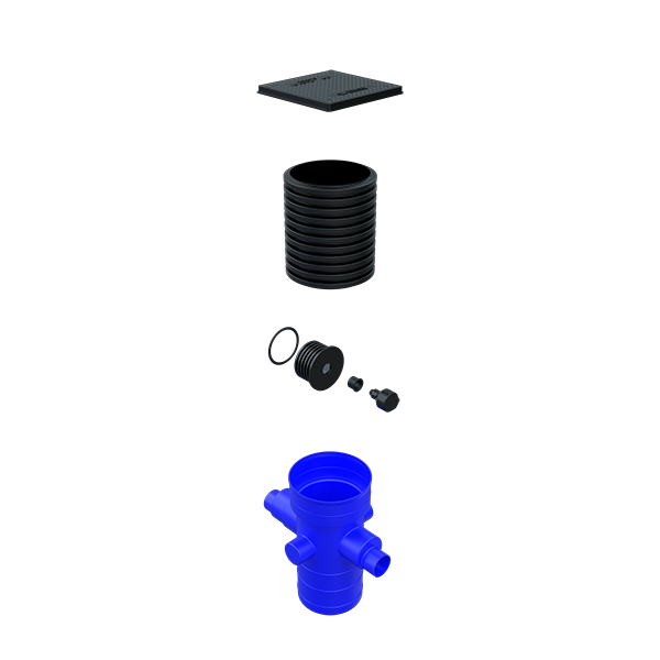 Vortiflo Complete Vortex Flow Control Chamber 450mm (150-225mm)