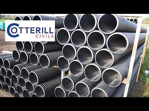 600mm Unperforated Twinwall Pipe (6m)