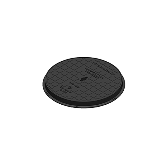 B125 Round Ductile Iron Manhole Cover - 320mm (50mm Deep)