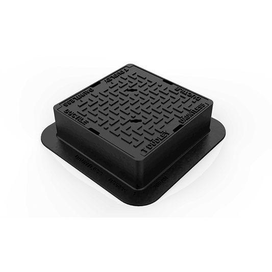 D400 Ductile Iron Access Cover - 300mm x 300mm (100mm Deep)