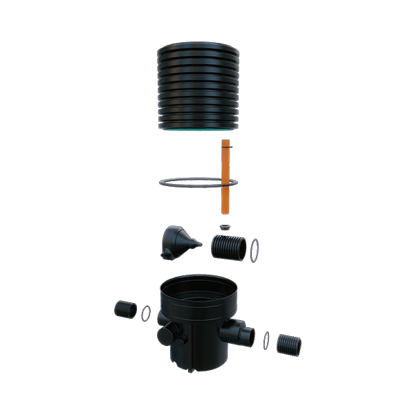 Vortiflo Complete Vortex Flow Control Chamber 1050mm (Including Vortex Hydrobrake)