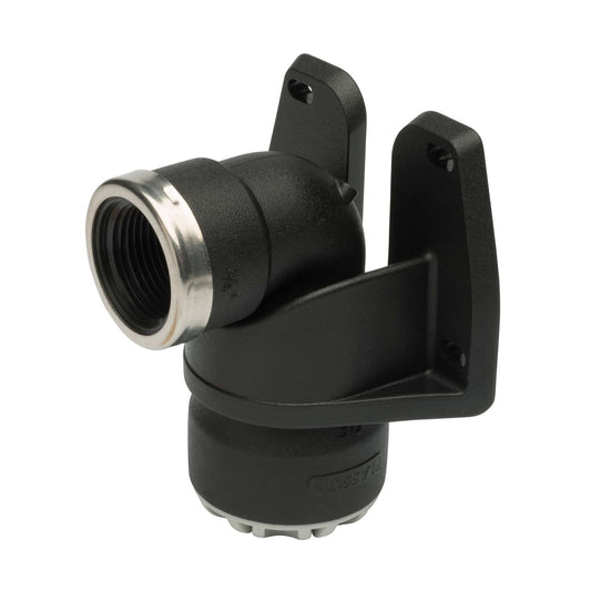 Pushfit Wall Plate Elbow 1075 Plasson