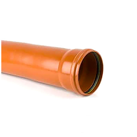 110mm x 3mtr Socketed Sewer Pipe
