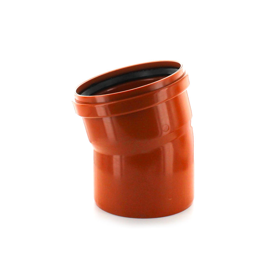 110mm Single Socket Short Radius Bend 30 Degree