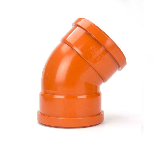 160mm Double Socket Bend 45 Degree