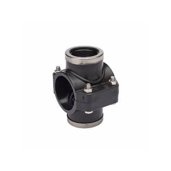 Saddle Double Outlet 16176 with Reinforcing Ring, Stainless Bolts