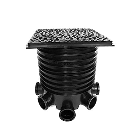 450mm Inspection Chamber - Complete (2 Risers & Square Cover)