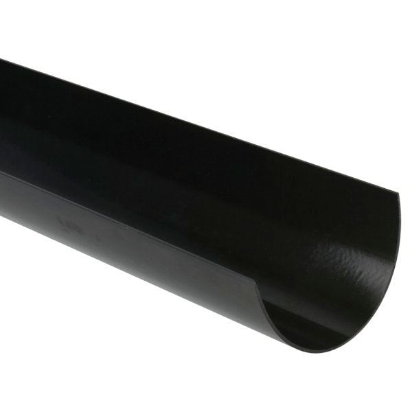 Brett Martin Deepstyle 115mm uPVC High-Capacity Gutter - 4m Black