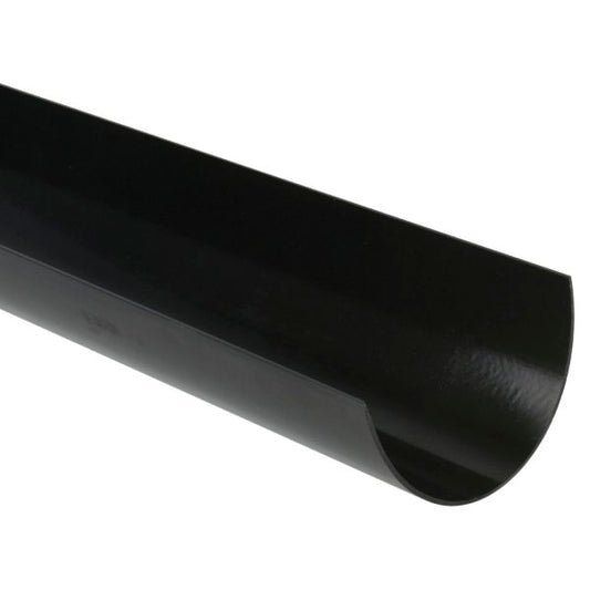 Brett Martin Deepstyle 115mm uPVC High-Capacity Gutter - 4m Black