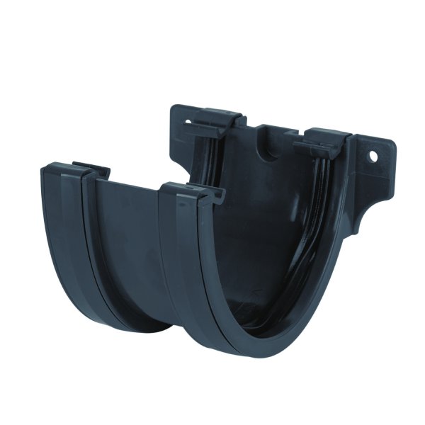 Brett Martin Deepstyle 115mm uPVC Gutter Union Bracket Anthracite Grey