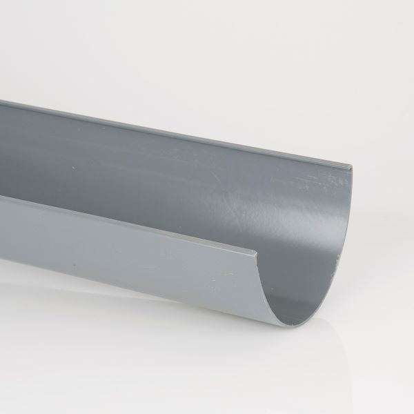 Brett Martin Deepstyle 170mm uPVC Industrial Gutter - 4m Grey
