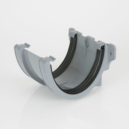 Brett Martin Deepstyle 115mm uPVC Gutter Union Bracket Grey